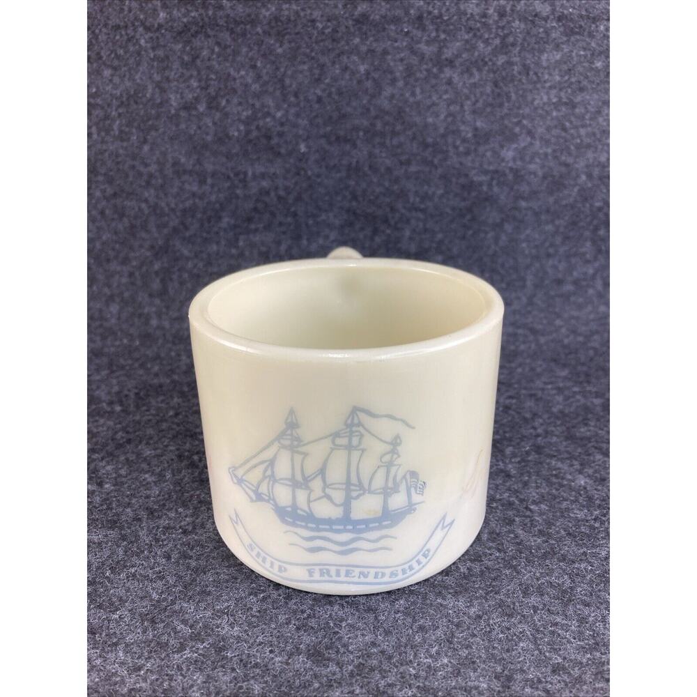 Vintage Old Spice Shaving Mug Cup Ship Early American Old Spice Shulton USA NJ‎